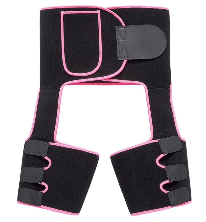 Ceinture de sudation taille haute pour cuisses, rehausseur de fesses, ceinture de maintien 3 en 1, réglable