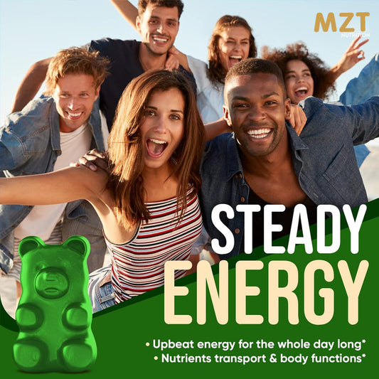 Gummies aux 92 Minéraux et vitamines - Zinc, Calcium, Oméga 3, Vitamine A, K...