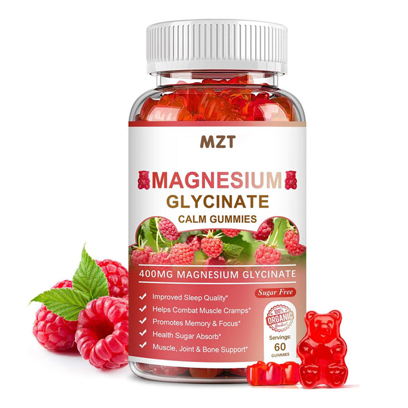 Gummies au glycinate de magnésium