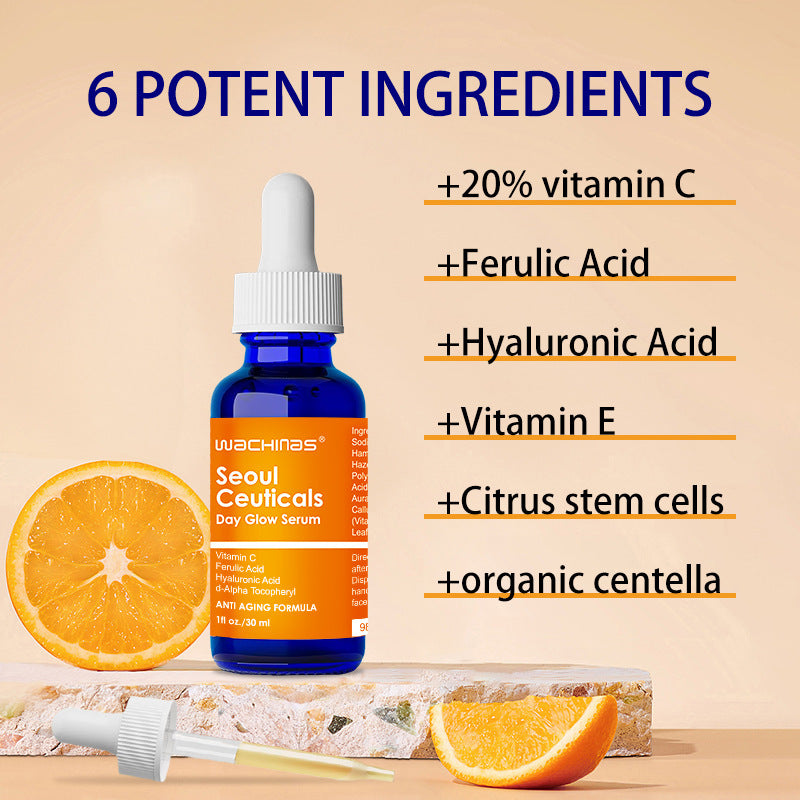 Huile essentiel à la vitamine c pour le visage