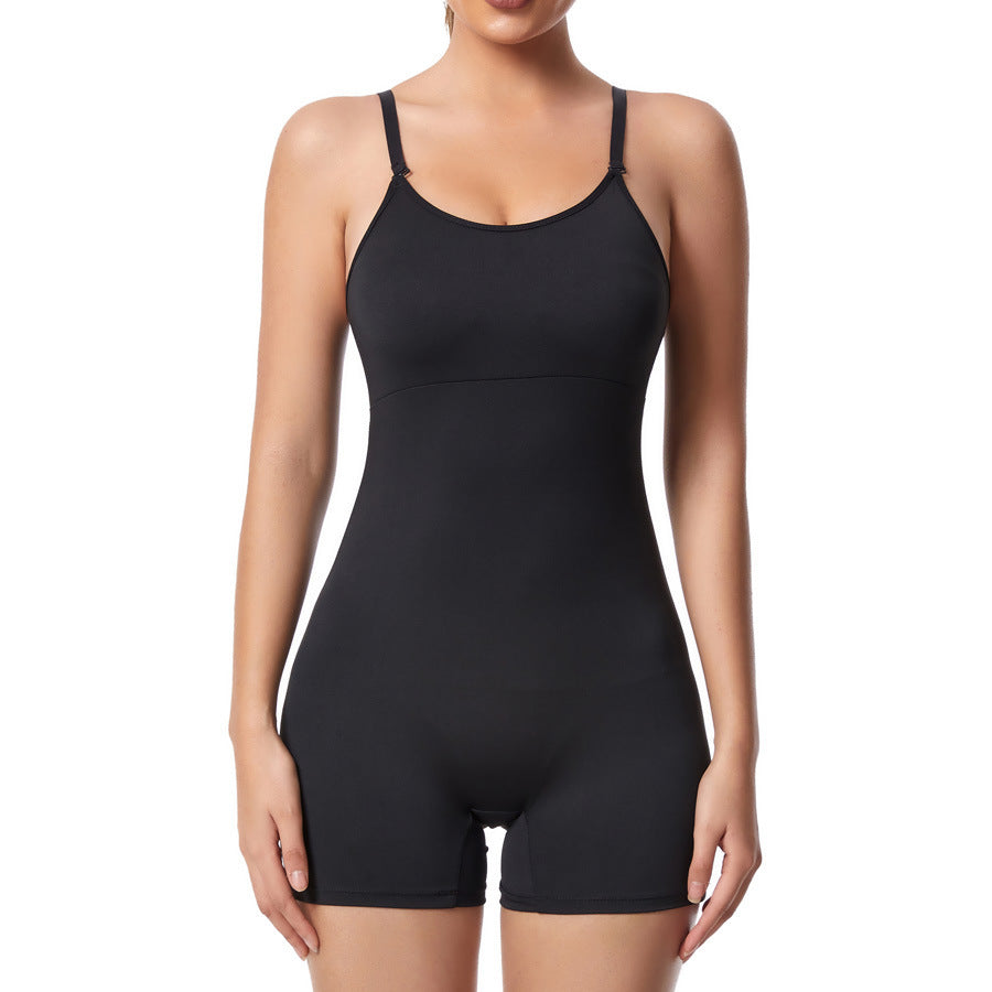 Body à bretelles de couleur unie pour femmes, mode modelant le corps