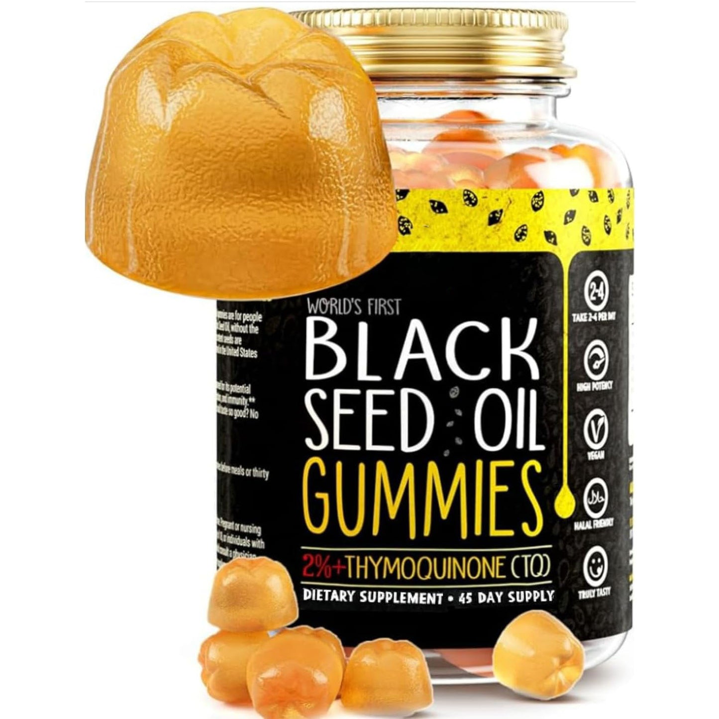 Gummies aux graines de nigelle - Cheveux, Ongles & Peau