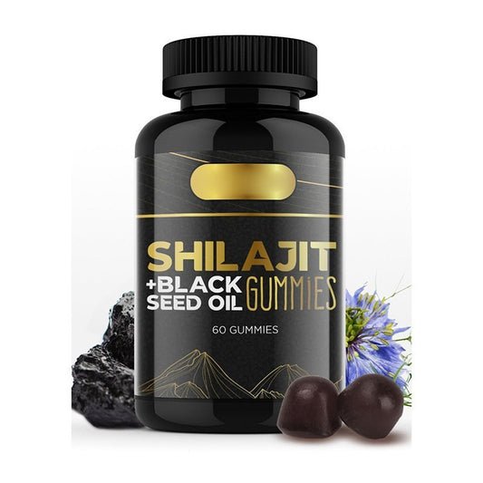 Gummies  au shlajit, huile de nigelle et de vitamine E