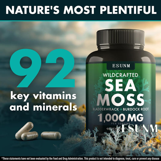 Gélules de vitamine composée d'algues