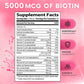 Biotin Gummies - Pousse des cheveux, Ongles