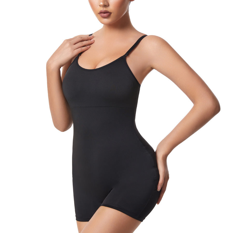 Body à bretelles de couleur unie pour femmes, mode modelant le corps