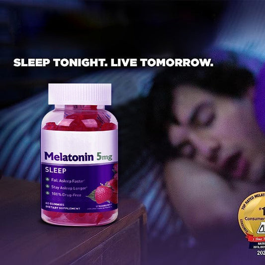 Gummies à la mélatonine pour dormir