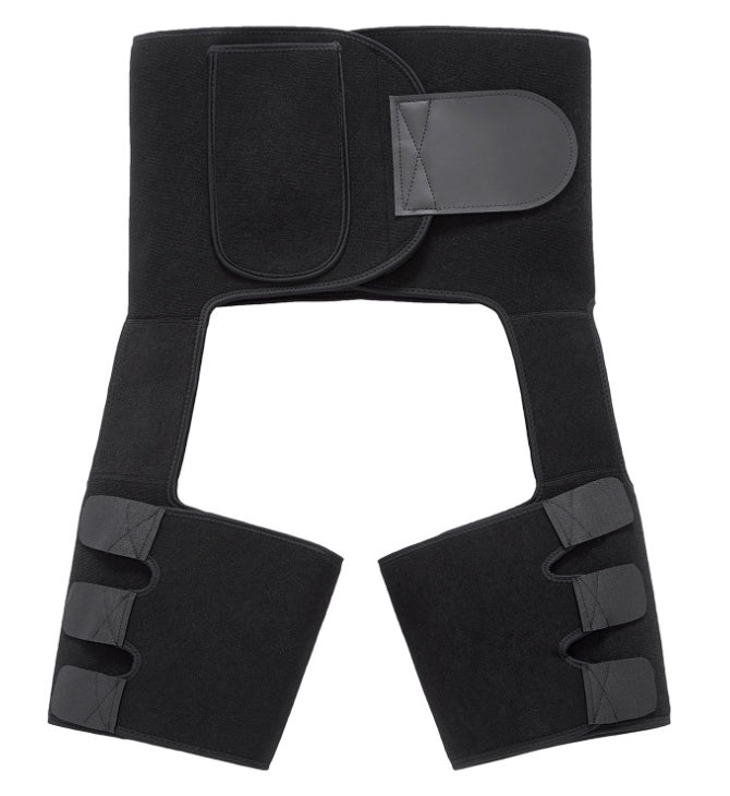 Ceinture de sudation taille haute pour cuisses, rehausseur de fesses, ceinture de maintien 3 en 1, réglable