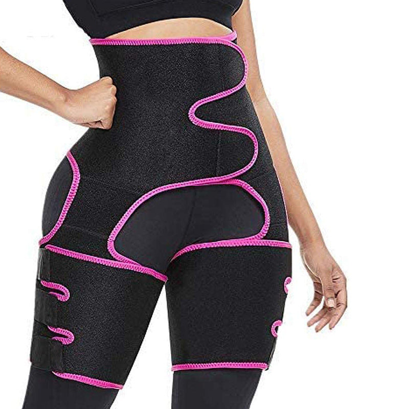 Ceinture de sudation taille haute pour cuisses, rehausseur de fesses, ceinture de maintien 3 en 1, réglable