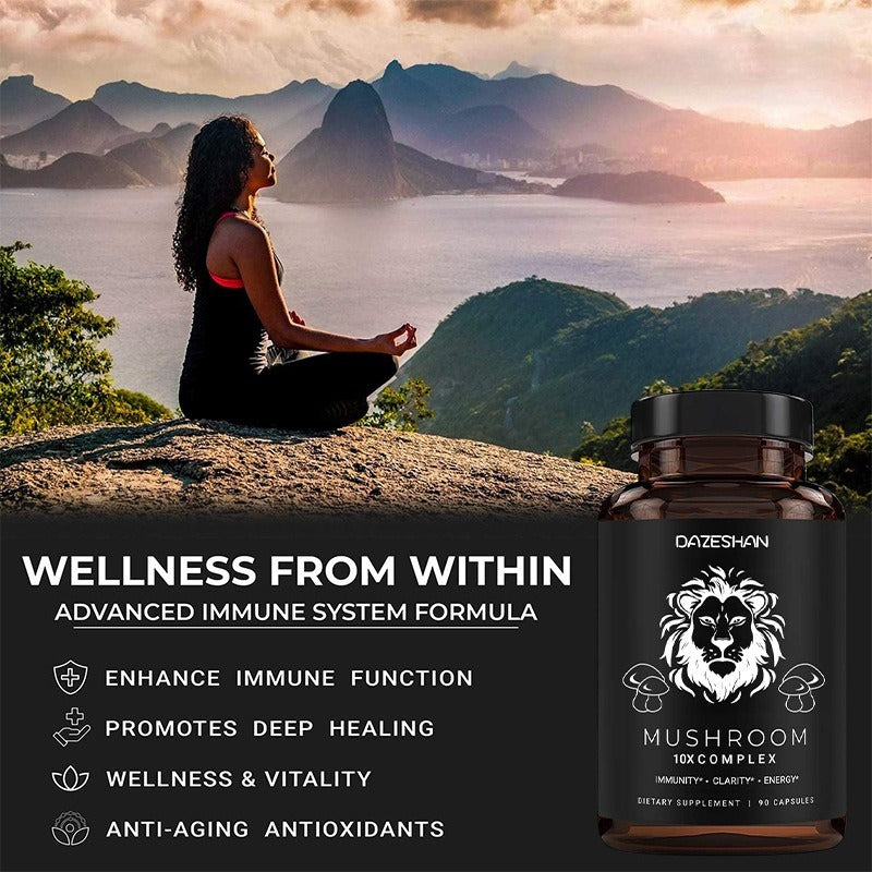 gummies  aux champignons - Renforcez votre immunité avec la gelée de crinière de lion et de champignons