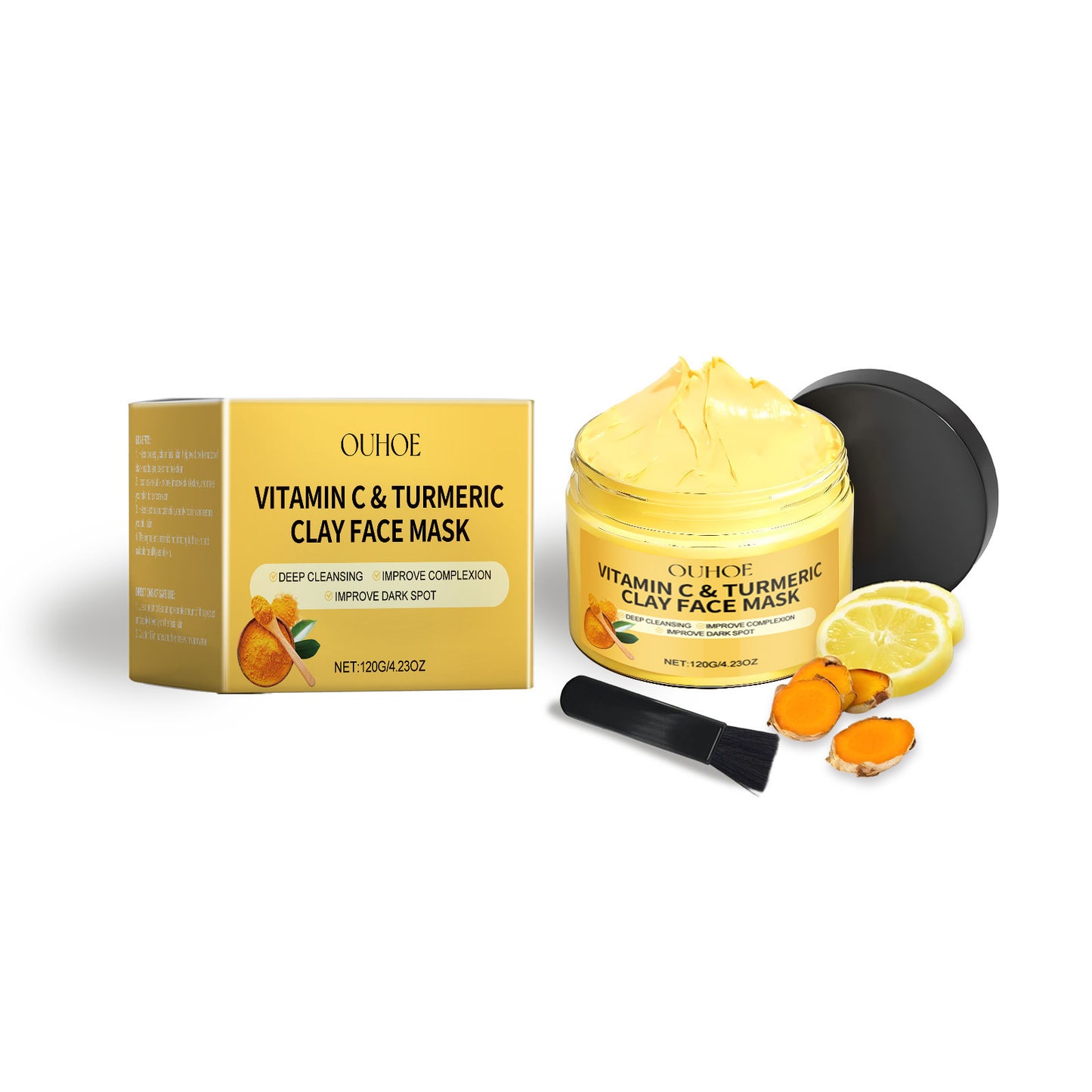 Masque du visage à la Vitamine C & Curcuma