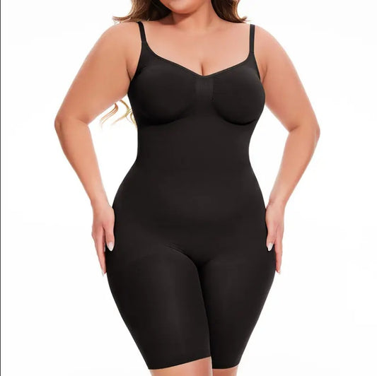Body amincissant ventre plat, sculptant le corps, court, mi-cuisse