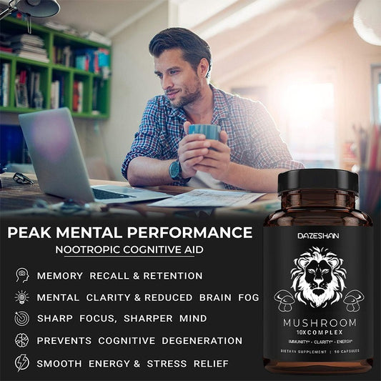 gummies  aux champignons - Renforcez votre immunité avec la gelée de crinière de lion et de champignons