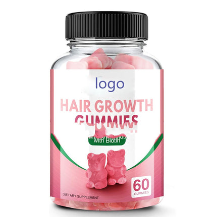 Biotin Gummies - Pousse des cheveux, Ongles