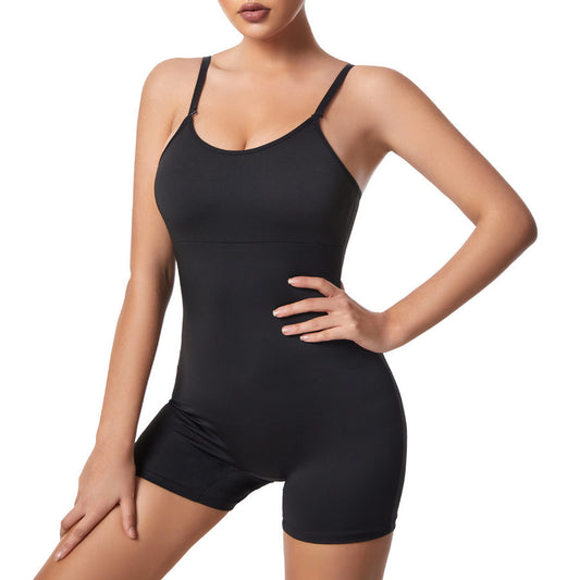 Body à bretelles de couleur unie pour femmes, mode modelant le corps