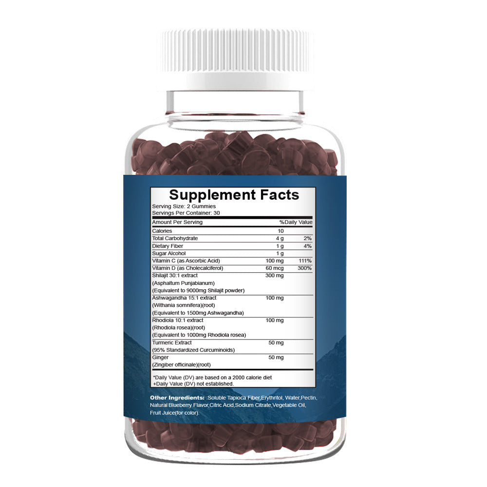 Gummies au shlajit 5 en 1